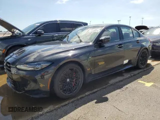 2024 BMW M3 with VIN WBS53AY04RFR96736, listed as a Copart auction lot 73720824 with 0 mi miles and Non Repairable. Bid and sale history available at carsss.com. Image 1.