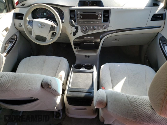 2012 Toyota Sienna LE with VIN 5TDJK3DC1CS031232, listed as a Copart auction lot 48513715 with 214,353 mi miles and Salvage Title. Bid and sale history available at carsss.com. Image 8.