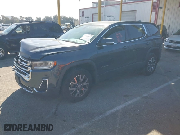 2020 GMC Acadia SLE with VIN 1GKKNKLA8LZ225930, listed as a IAAI auction lot 41636882 with 74,140 mi miles and . Bid and sale history available at carsss.com. Image 17.