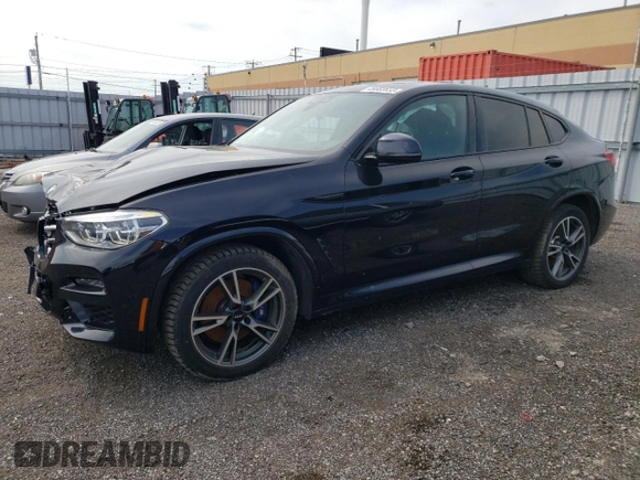 2021 BMW X4 xDrive30i with VIN 5UX2V1C07M9G61961, listed as a Copart auction lot 49663833 with 33,465 mi miles. Bid and sale history available at carsss.com. Image 1.