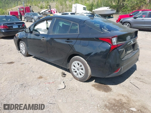 2022 Toyota Prius L Eco with VIN JTDKAMFU1N3182790, listed as a IAAI auction lot 41993264 with 124,777 mi miles and . Bid and sale history available at DreamBid. Image 3.