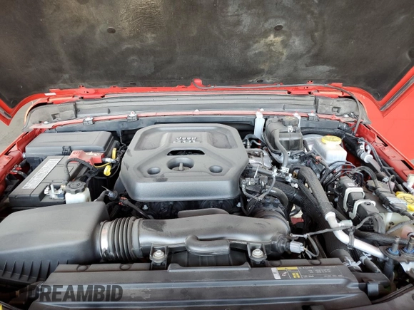2020 Jeep Wrangler Unlimited Sahara Altitude с VIN 1C4HJXEN8LW268874, выставлен на аукционе Copart как лот 58557845 с пробегом 77 708 миль миль и Списание • Salvage title. История ставок и продаж доступна на DreamBid. Изображение 11.