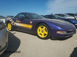 1998 Chevrolet Corvette with VIN 1G1YY32G3W5117020, listed as a Copart auction lot 74991374 with 0 mi miles and Salvage Title. Bid and sale history available at carsss.com. Image 4.