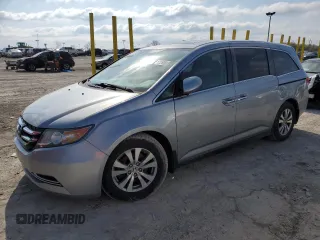 2016 Honda Odyssey EX-L with VIN 5FNRL5H67GB026899, listed as a Copart auction lot 51612295 with 74,010 mi miles and Salvage Title. Bid and sale history available at DreamBid. Image 1.