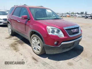 2010 GMC Acadia SLT2 with VIN 1GKLVNED7AJ192685, listed as a IAAI auction lot 42658937 with 215,048 mi miles and . Bid and sale history available at DreamBid. Image 1.