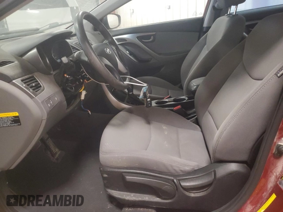 2016 Hyundai Elantra SE with VIN 5NPDH4AEXGH682832, listed as a Copart auction lot 57138045 with 90,948 mi miles and Salvage title. Bid and sale history available at DreamBid. Image 7.