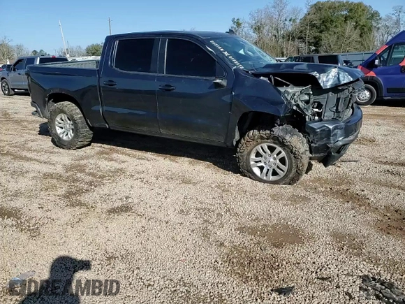 2020 Chevrolet Silverado 1500 Custom with VIN 3GCPWBEF1LG309594, listed as a Copart auction lot 47881835 with 124,433 mi miles and Salvage Title. Bid and sale history available at carsss.com. Image 11.