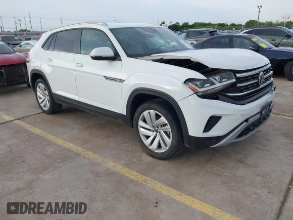 2021 Volkswagen Atlas SE with VIN 1V2JE2CA4MC232349, listed as a IAAI auction lot 42315381 with 32,755 mi miles and . Bid and sale history available at DreamBid. Image 1.