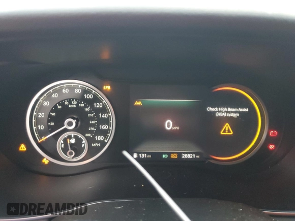 2023 Genesis G70 2.0T with VIN KMTG34TA4PU104576, listed as a Copart auction lot 85082044 with 28,821 mi miles and Salvage Title. Bid and sale history available at DreamBid. Image 9.