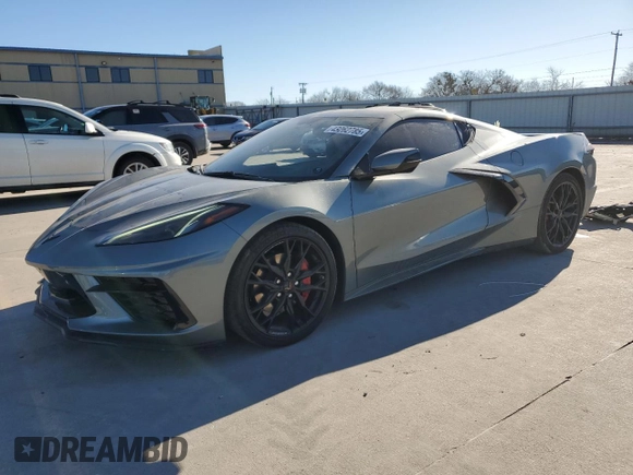 2023 Chevrolet Corvette 2LT z VIN 1G1YB2D41P5132406, wystawiony jako Copart lot #43262785 z przebiegiem 11 964 mil mil oraz Szkoda całkowita • Salvage title. Historia ofert i sprzedaży dostępna na DreamBid. Obrazek 1.