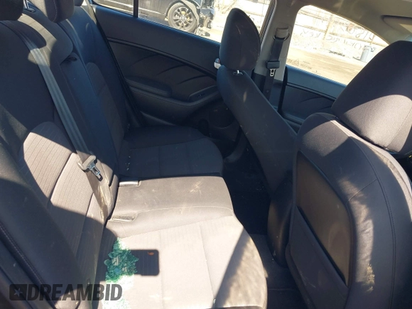 2017 Kia Forte LX with VIN 3KPFL4A78HE145715, listed as a IAAI auction lot 41803593 with 50,609 mi miles. Bid and sale history available at carsss.com. Image 8.