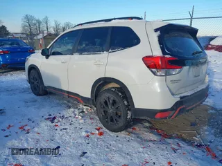 2022 Subaru Forester Sport with VIN JF2SKAJC5NH429890, listed as a IAAI auction lot 41399788 with 66,358 mi miles. Bid and sale history available at carsss.com. Image 3.