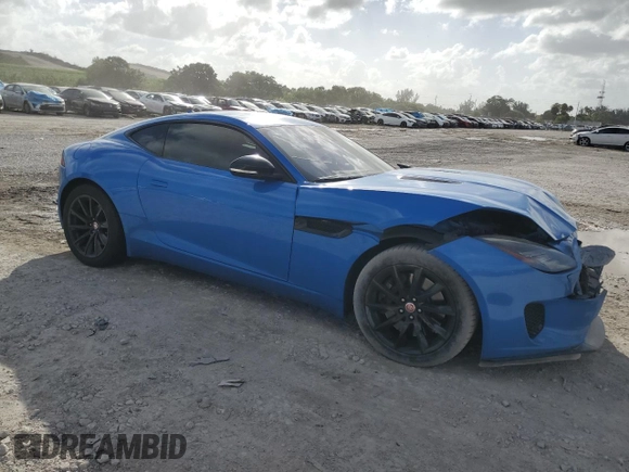 2018 Jaguar F-Type with VIN SAJDD1EV1JCK49554, listed as a Copart auction lot 78908314 with 77,069 mi miles and Salvage Title. Bid and sale history available at DreamBid. Image 4.