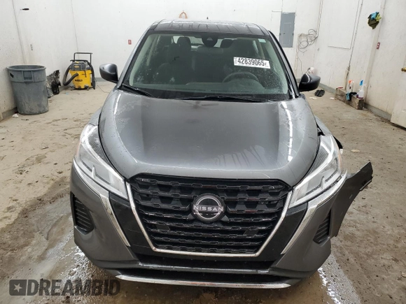 2024 Nissan Kicks S with VIN 3N1CP5BV8RL542027, listed as a Copart auction lot 42839065 with 7,320 mi miles and Salvage Title. Bid and sale history available at DreamBid. Image 5.