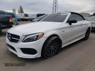 2017 Mercedes-Benz C 43 AMG with VIN WDDWK6EB5HF469679, listed as a Copart auction lot 43196114 with 37,163 mi miles and . Bid and sale history available at DreamBid. Image 1.