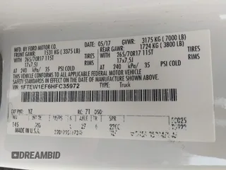 2017 Ford F-150 XL с VIN 1FTEW1EF6HFC35972, выставлен на аукционе IAAI как лот 42098293 с пробегом 218 205 миль миль и . История ставок и продаж доступна на DreamBid. Изображение 9.