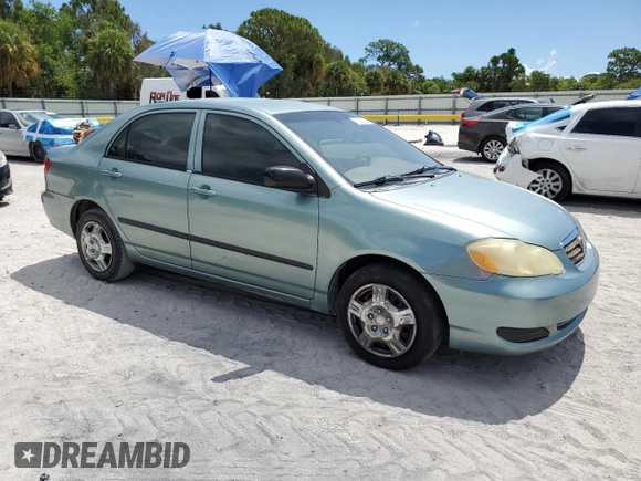 2006 Toyota Corolla CE with VIN 2T1BR32E56C625081, listed as a Copart auction lot 61289035 with Not provided miles and Clean title. Bid and sale history available at DreamBid. Image 4.