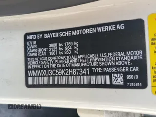 2019 MINI Hardtop 4 Door Cooper S z VIN WMWXU3C59K2H87341, wystawiony jako Copart lot #55495115 z przebiegiem 40 796 mil mil oraz Szkoda całkowita • Salvage title. Historia ofert i sprzedaży dostępna na DreamBid. Obrazek 13.