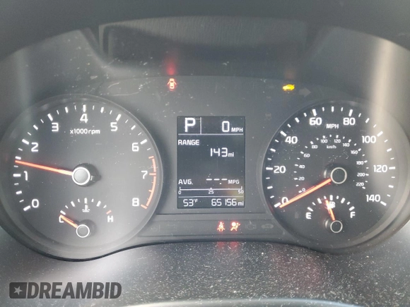 2020 Kia Rio S with VIN 3KPA24AD1LE260040, listed as a Copart auction lot 50292065 with 65,156 mi miles and Salvage Title. Bid and sale history available at DreamBid. Image 9.