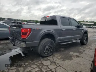 2021 Ford F-150 XL with VIN 1FTEW1EP0MFB98114, listed as a Copart auction lot 55892705 with 47,619 mi miles and Salvage title. Bid and sale history available at DreamBid. Image 3.