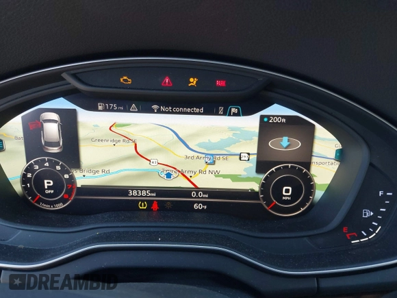 2018 Audi Q5 Premium Plus with VIN WA1BNAFY1J2103568, listed as a IAAI auction lot 41445298 with 38,385 mi miles. Bid and sale history available at carsss.com. Image 7.