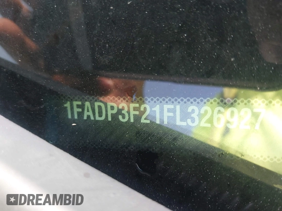 2015 Ford Focus SE with VIN 1FADP3F21FL326927, listed as a IAAI auction lot 42628577 with 112,199 mi miles and . Bid and sale history available at DreamBid. Image 12.