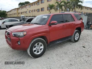 2023 Toyota 4Runner SR5 Premium with VIN JTENU5JR1P6090671, listed as a Copart auction lot 54855695 with 27,513 mi miles and Non repairable. Bid and sale history available at DreamBid. Image 1.
