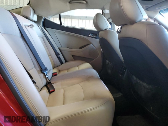 2013 Kia Optima EX z VIN 5XXGN4A79DG110715, wystawiony jako Copart lot #63193895 z przebiegiem 103 120 mil mil oraz Nie do naprawy • Non repairable. Historia ofert i sprzedaży dostępna na DreamBid. Obrazek 10.