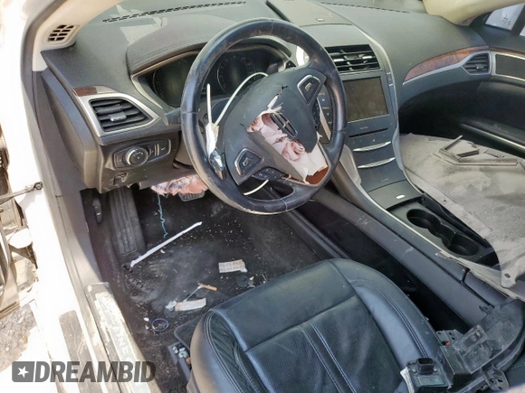 2016 Lincoln MKZ with VIN 3LN6L2GK6GR631698, listed as a Copart auction lot 56938125 with 75,914 mi miles and Clean title. Bid and sale history available at DreamBid. Image 8.