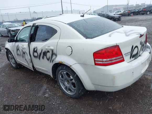 2008 Dodge Avenger SXT with VIN 1B3LC56K48N171974, listed as a IAAI auction lot 41892924 with 154,302 mi miles and . Bid and sale history available at DreamBid. Image 3.