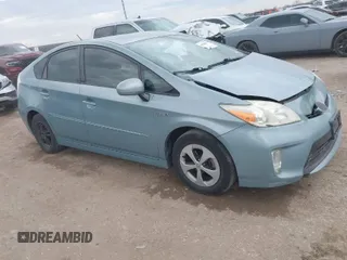 2012 Toyota Prius One with VIN JTDKN3DU1C1592757, listed as a IAAI auction lot 41368642 with 162,730 mi miles. Bid and sale history available at carsss.com. Image 1.
