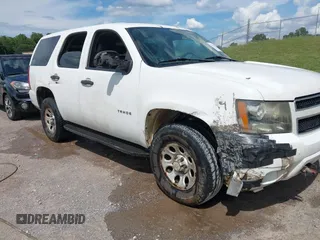 2010 Chevrolet Tahoe LS with VIN 1GNUKAE02AR259961, listed as a IAAI auction lot 42778507 with 416,065 mi miles and . Bid and sale history available at DreamBid. Image 1.
