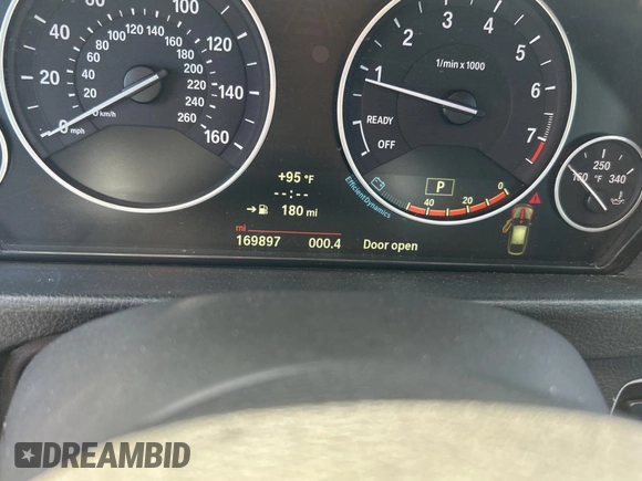 2014 BMW 3 Series 328i Gran Turismo xDrive with VIN WBA3X5C56ED557277, listed as a Copart auction lot 63518355 with 169,897 mi miles and Clean title. Bid and sale history available at DreamBid. Image 8.