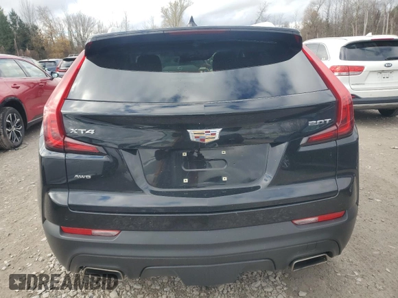 2019 Cadillac XT4 AWD Luxury with VIN 1GYFZBR47KF145435, listed as a Copart auction lot 78131744 with 36,825 mi miles and Salvage Title. Bid and sale history available at carsss.com. Image 6.