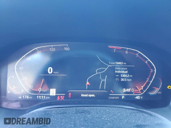 2021 BMW 8 Series 840i z VIN WBAGV2C07MCG13065, wystawiony jako Copart lot #81807724 z przebiegiem 19 463 mil mil oraz Szkoda całkowita • Salvage title. Historia ofert i sprzedaży dostępna na DreamBid. Obrazek 9.