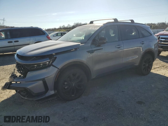 2022 Kia Sorento SX with VIN 5XYRKDLF1NG097977, listed as a Copart auction lot 46879525 with 55,992 mi miles and Salvage Title. Bid and sale history available at carsss.com. Image 1.