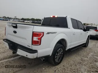 2018 Ford F-150 XL with VIN 1FTEW1CP6JKD50225, listed as a Copart auction lot 59179605 with 105,602 mi miles and Salvage title. Bid and sale history available at DreamBid. Image 3.