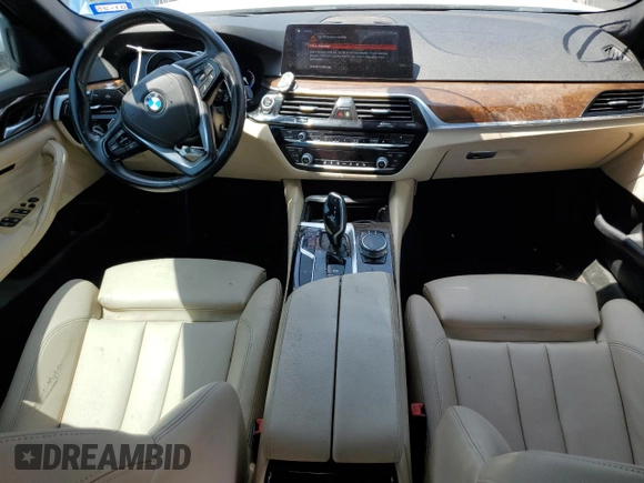 2019 BMW 5 Series 530i with VIN WBAJA5C54KWW19462, listed as a Copart auction lot 50381725 with 119,509 mi miles and Salvage Title. Bid and sale history available at DreamBid. Image 8.