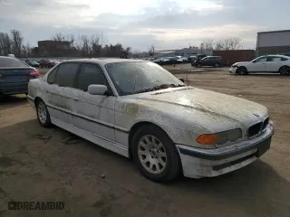 2000 BMW 7 Series 740iL with VIN WBAGH834XYDP07127, listed as a Copart auction lot 45226845 with 0 mi miles and Non Repairable. Bid and sale history available at carsss.com. Image 4.