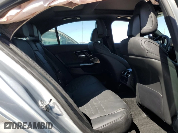 2023 Mercedes-Benz C 300 with VIN W1KAF4GB2PR145957, listed as a Copart auction lot 48806665 with 9,715 mi miles and Salvage Title. Bid and sale history available at carsss.com. Image 10.