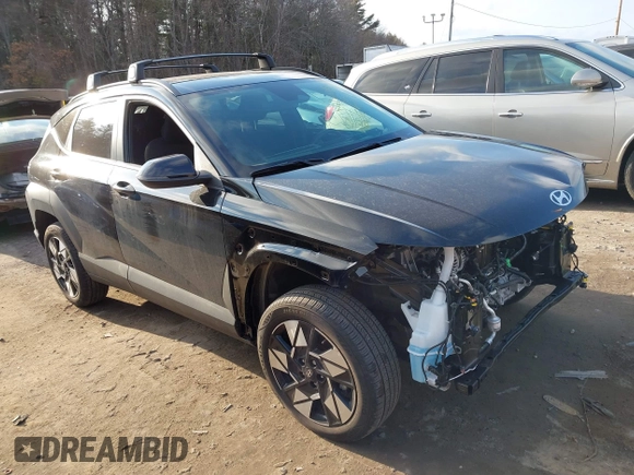 2024 Hyundai Kona SEL with VIN KM8HBCAB8RU163379, listed as a IAAI auction lot 41616257 with 7,449 mi miles and . Bid and sale history available at DreamBid. Image 1.