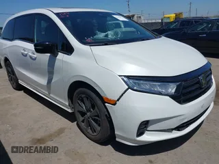 2023 Honda Odyssey Sport z VIN 5FNRL6H74PB070034, wystawiony jako IAAI lot #42206897 z przebiegiem Nie podano mil oraz . Historia ofert i sprzedaży dostępna na DreamBid. Obrazek 1.