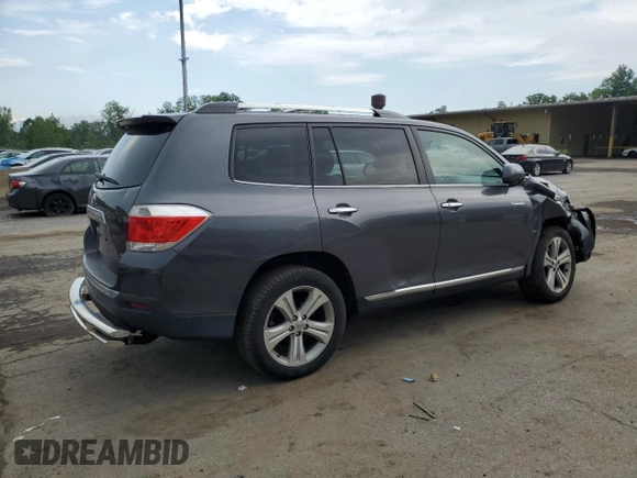 2013 Toyota Highlander Limited z VIN 5TDDK3EH3DS248533, wystawiony jako Copart lot #61144445 z przebiegiem 90 230 mil mil oraz Szkoda całkowita • Salvage title. Historia ofert i sprzedaży dostępna na DreamBid. Obrazek 3.