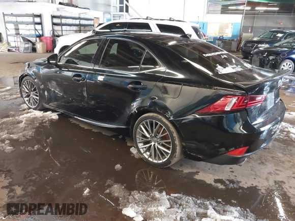 2014 Lexus IS 250 with VIN JTHCF1D21E5013877, listed as a IAAI auction lot 41529689 with 84,433 mi miles. Bid and sale history available at carsss.com. Image 3.