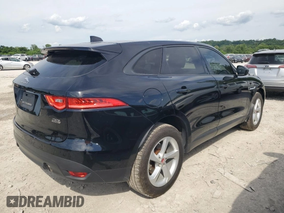 2018 Jaguar F-Pace 30t Premium with VIN SADCJ2GX4JA236479, listed as a Copart auction lot 61927345 with 81,452 mi miles and Salvage title. Bid and sale history available at DreamBid. Image 3.