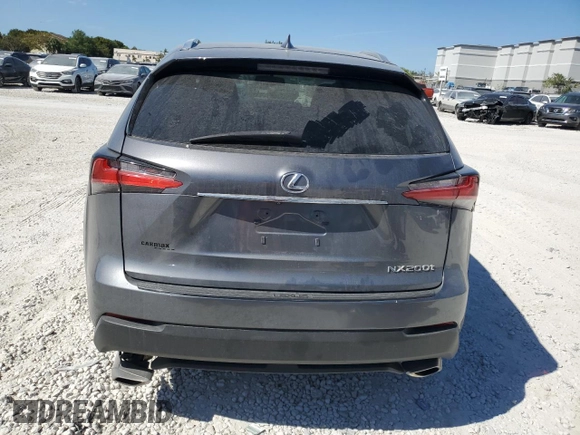 2017 Lexus NX with VIN JTJYARBZ7H2081639, listed as a Copart auction lot 49399685 with 62,218 mi miles and Salvage Title. Bid and sale history available at carsss.com. Image 6.