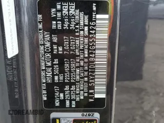 2018 Hyundai Santa Fe 2.4L z VIN 5XYZTDLB4JG553426, wystawiony jako Copart lot #54609875 z przebiegiem 93 328 mil mil oraz Szkoda całkowita • Salvage title. Historia ofert i sprzedaży dostępna na DreamBid. Obrazek 13.