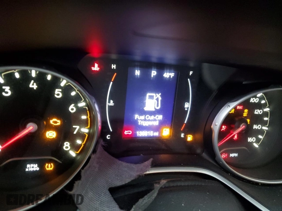 2018 Jeep Compass Sport with VIN 3C4NJCAB5JT122894, listed as a Copart auction lot 45840725 with 138,815 mi miles and Salvage Title. Bid and sale history available at carsss.com. Image 9.