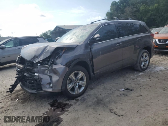 2019 Toyota Highlander Limited z VIN 5TDYZRFH0KS320526, wystawiony jako Copart lot #54825085 z przebiegiem 63 050 mil mil oraz Nie do naprawy • Non repairable. Historia ofert i sprzedaży dostępna na DreamBid. Obrazek 1.