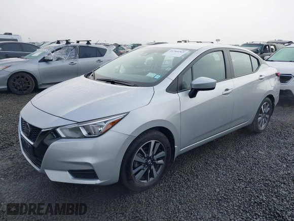 2022 Nissan Versa SV z VIN 3N1CN8EV4NL848302, wystawiony jako IAAI lot #41364363 z przebiegiem 18 556 mil mil oraz . Historia ofert i sprzedaży dostępna na DreamBid. Obrazek 2.